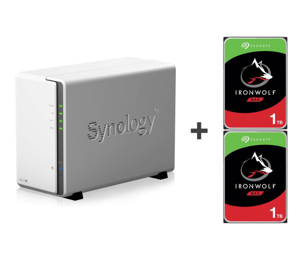 Synology DS218j 2TB (2xHDD, 2x1.3GHz, 512MB,2xUSB,1xLAN) - 421692 - zdjęcie